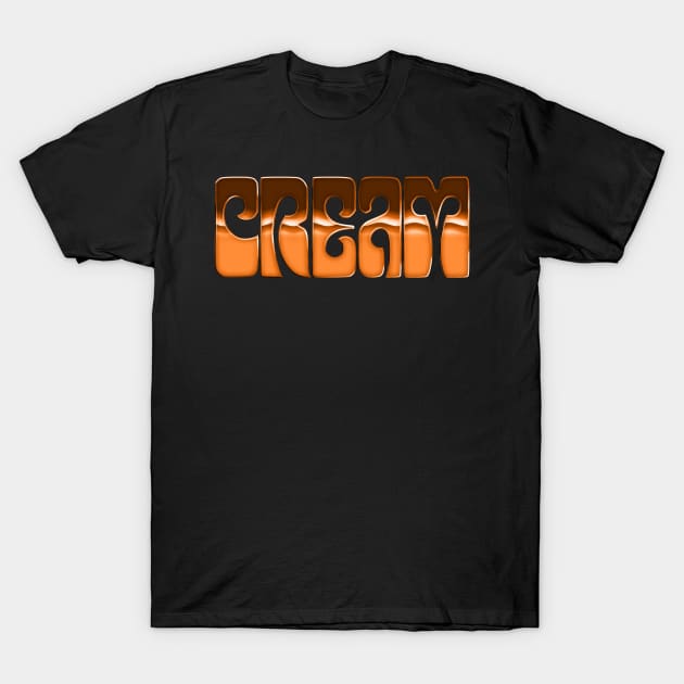 Cream // Retro Classic Rock Fan Design T-Shirt by DankFutura